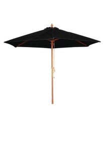 Bolero Sonnenschirm rund &Oslash;3000 mm - schwarz f&uuml;r Gastro & Gewerbe