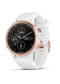 Garmin Fenix 5S Plus Saphire Multifunktionsuhr (weiß/rosa)