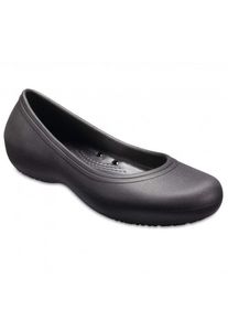 Crocs Crocs at Work Flat Sneaker Damen (Gr W11 |schwarz)
