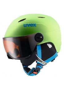 Uvex Visor Pro Skihelm Kids (Gr 54-56 cm |gr&uuml;n/schwarz)