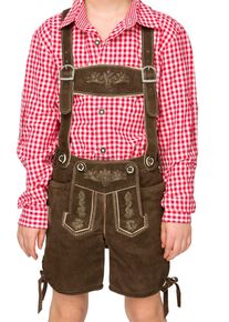 Stockerpoint Kinderlederhose dunkelbraun