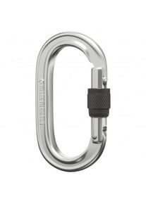 Black Diamond Oval Locker Carabiner Schraubkarabiner (grau/schwarz)
