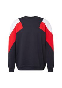Urban Classics, Herren Sweatshirt, Navy / Feuerrot / Wei&szlig;