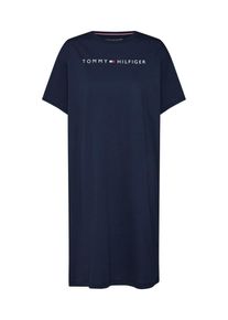 Tommy Hilfiger Underwear, Damen Nachthemd 'RN DRESS HALF SLEEVE', Dunkelblau