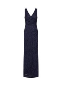 STAR NIGHT, Damen Abendkleid 'long dress lace & sequins', Navy