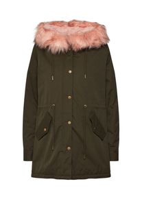 Urban Classics, Damen Parka, Oliv / Ros&eacute;