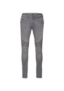 Urban Classics, Herren Slim Fit Biker Jeans, Grey Denim