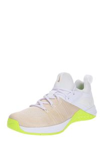 Nike, Damen Sport-Schuhe 'Metcon Flyknit 3', Gelb / Wei&szlig;
