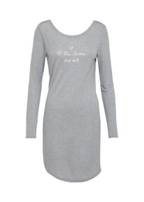 Skiny, Damen 'Sleep & Dream' Sleepshirt Langarm, Graumeliert