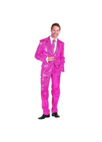 Schlager Pailletten Anzug rosa