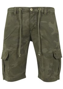Urban Classics, Hommes Pantalon cargo, kaki / olive / vert foncé
