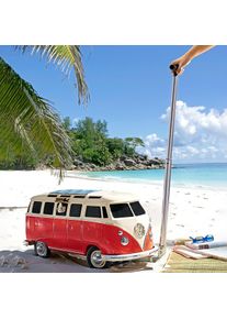 Brisa VW Collection VW T1 Fahrbare K&uuml;hlbox, Bulli, 26 l, 79 x 33 x 37,5 cm, rot