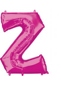 Amscan Foil balloon letter Z pink XL 86cm