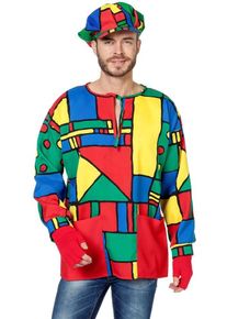 Chemise &agrave; smocks Artistes Color Blocks Bunt