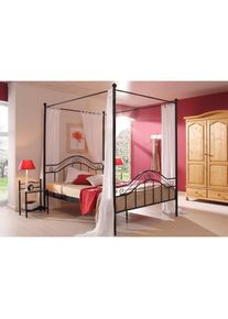 Metallbett , schwarz , Home Affaire