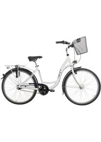 SIGN Cityrad, 7 Gang, Shimano, NEXUS SG-C3001-7C Schaltwerk weiß Fahrrad
