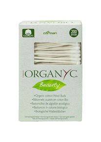 Organyc Wattestäbchen Box, 200 Stück