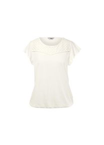 T-shirt avec broderie ajour&eacute;e, Blanc, Taille: S 36/38, Tchibo