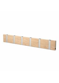 Knax Wandgarderobe waagrecht 6 Haken LoCa
