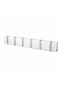 Knax Wandgarderobe waagrecht 6 Haken WEISS LoCa EINZELSTÜCK