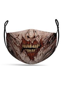 maskworld Zombie Stoffmaske aus Bio-Baumwolle - 3er Pack