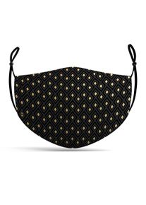 maskworld Stoffmaske mit Jacquard Muster