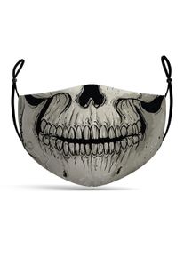 maskworld Stoffmaske Sch&auml;del