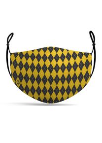 maskworld Stoffmaske Zauberschule gelb
