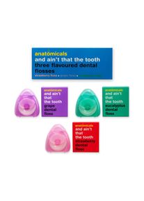 Anatomicals - And Ain't That The Tooth - Three Flavoured Dental Flosses (3 Stück) -- Zahnseide (ST078DF)