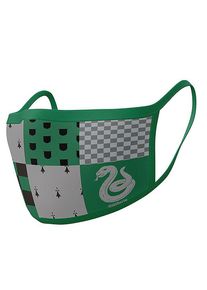 maskworld Harry Potter - Slytherin Stoffmasken Doppelpack