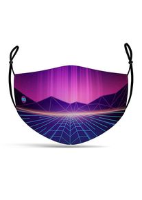 maskworld Stoffmaske Retro Game Cyber Arcade Synthwave