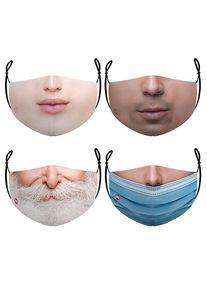 maskworld Stoffmasken Sparpack Gesichter