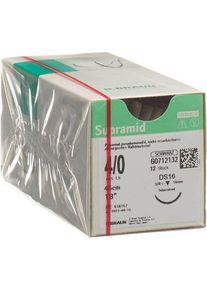 SUPRAMID 45cm DS 16 4-0 schwarz, 12 St&uuml;ck