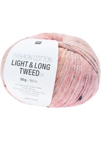 Fashion Cotton Light & Long Tweed dk Rico Design, Pink, aus Baumwolle