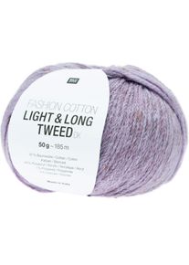 Fashion Cotton Light & Long Tweed dk Rico Design, Lila, aus Baumwolle