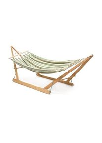 CHICO Hängematten Doppelhängematte Baumwolle Beige/Grün