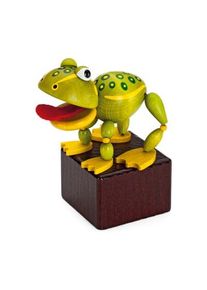 Detoa Albrechtice Dr&uuml;ckfigur Frosch