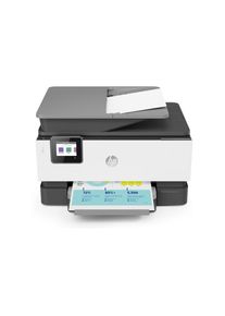 HP , Multifunktionsdrucker , weiss , integrierte Duplex-Einheit, Flachbett- und ADF-Scanner, 6,75 cm Farb-Touchdisplay