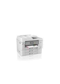 Brother , Multifunktionsdrucker , weiss , Verbindung via USB (Host und Device), LAN, WLAN und NFC; Mobildruck via AirPrint, Mopria, iPrint&Scan,...