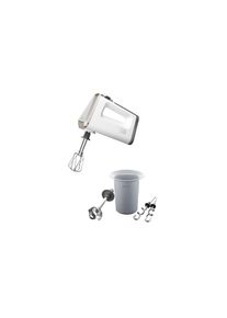 Handmixer &raquo;3 Mix 9000 Deluxe Weiss&laquo;, 500 W , weiss , Krups , weiss/grau/edelstahlfarben