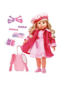 BAYER , Babypuppe »Charlene«, (Set, 5 tlg.), spricht und singt , rosa , Puppen