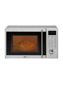 Clatronic , Mikrowelle »MWG 778 U Silberfarben Schwarz«, 800 W , silberfarben , Mikrowellengeräte