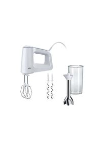 Braun , Handmixer &raquo;MultiMix 3 HM3107WH Weiss&laquo;, 500 W , weiss , Mixer