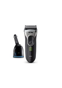 Braun , Gesichtshaarrasierer &raquo;Herrenrasierer Series 3 ProSkin 3090cc mit Reinigungsstation&laquo;, Clean&Charge-Station , silberfarben , Komplette...