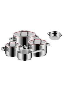 Kochtopf »Function 4 4-teilig«, Edelstahl-Glas , silberfarben , WMF , edelstahlfarben/transparent