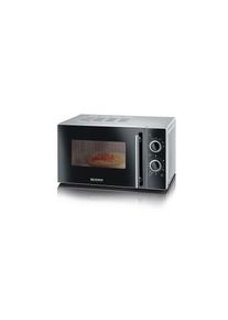 Severin , Mikrowelle »MW 7862 Silber/Schwarz«, 700 W , schwarz , Mikrowellengeräte