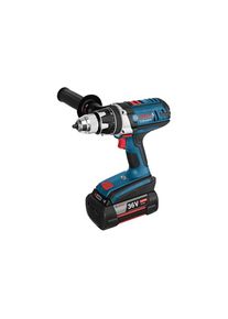 Bosch Professional , Akku-Schrauber , blau , Softgrip für bequemes Arbeiten