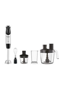 Stabmixer &raquo;Quickchef 4in1&laquo;, 1000 W , schwarz , Moulinex , edelstahlfarben/schwarz