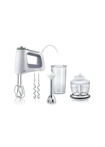 Braun , Handmixer &raquo;MultiMix 5 HM5137WH Weiss, Grau&laquo;, 750 W , weiss , Mixer