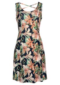 Lascana Sommerkleid, mit Tiefem R&uuml;ckenausschnitt Bunt, Gr&ouml;&szlig;e 38